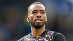 BRIGHTON, ENGLAND - APRIL 01: Ivan Toney of Brentford applauds the fans following the Premier League match between Brighton & Hove Albion and Brentford FC at American Express Community Stadium on April 01, 2023 in Brighton, England. (Photo by Justin Setterfield/Getty Images)