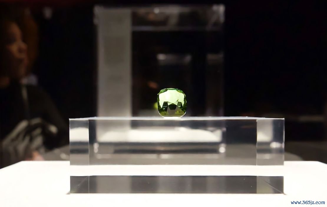The Imperial, an "exquisite" green tourmaline gem.